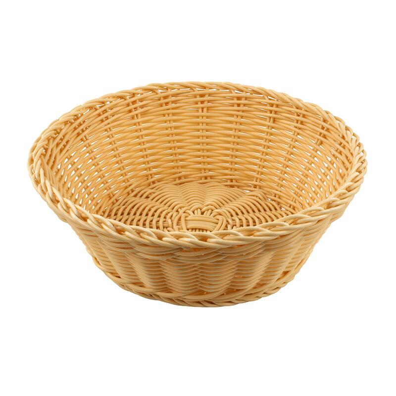 Tondo in Rattan Naturale fermentazione Basket- S/M/L/XL-4 Taglie a Scelta Natural Color M：18X9CM K-Park Cestino Pane Pane 