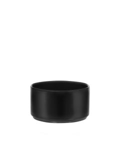 H&H Set di Ciotoline nere Norway 10 cm in porcellana  - Confezione 6 pezzi