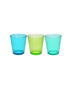 TOGNANA Glass Golf Bicchiere in Vetro Colorato cl 34