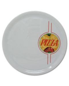 SATURNIA Napoli Piatto Pizza decorato XB2 cm 31 - Confezione da 6 pezzi
