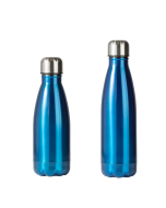 ILSA Bottiglia termica doppia parete con custodia in acciaio inox 18/10 - Blu