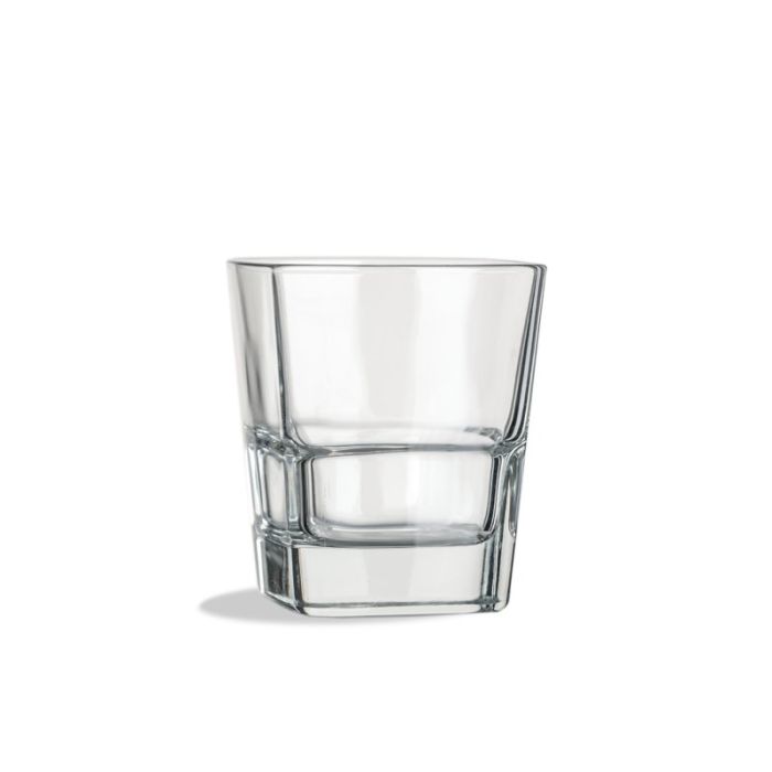 BORGONOVO Bicchiere whisky Palladio quadrato impilabile cl 28