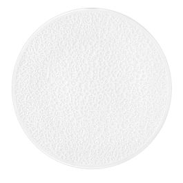 Seltmann Weiden Nori-Home piatto piano e sottopiatto bianco a tutto rilievo 33 cm - Confezione da 2 pezzi