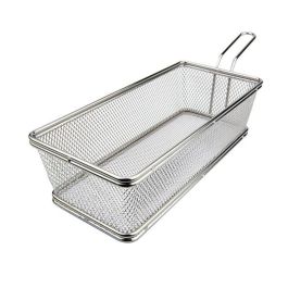 Cestino Per Friggere In Acciaio Inox 20x20 Cm - Practico E Resistente Per Cucina - Foto 5