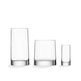 6 Bicchieri Top Class Luigi Bormioli - Vetro Nero, 37.5 Cl, Per Bibita