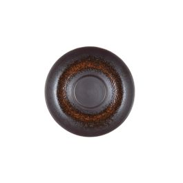 LE COQ Estia Piattino per tazza da caffè color ruggine Ø cm 11,5 - Confezione da 12 pezzi