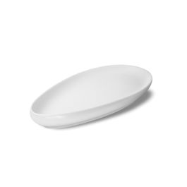 LE COQ Ninfa Vassoio Goccia bianco matt 29x16,5 cm H. 3,5 cm - Confezione 3 pezzi