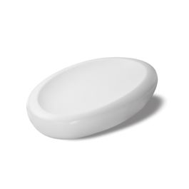 LE COQ Ninfa Vassoio Ovale Gourmet bianco matt 26,5x17,5 cm H. 4,5 cm - Confezione 4 pezzi