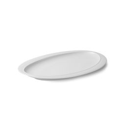 LE COQ Parthenon Vassoio Ovale bianco matt 28x20 cm - Confezione 9 pezzi