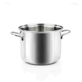 Pentola In Acciaio Inox 22 Cm - Capacit&agrave; 6,8 Litri, Per Induzione E Tutti I Piani Cottura